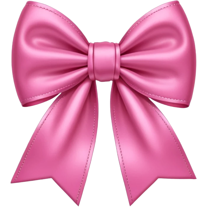 Pink bow emoji