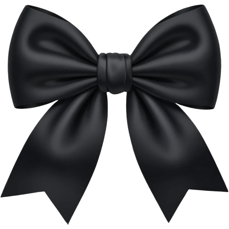 black bow emoji