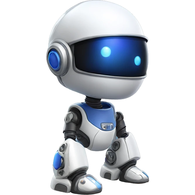 Astro bot from PlayStation ￼ emoji