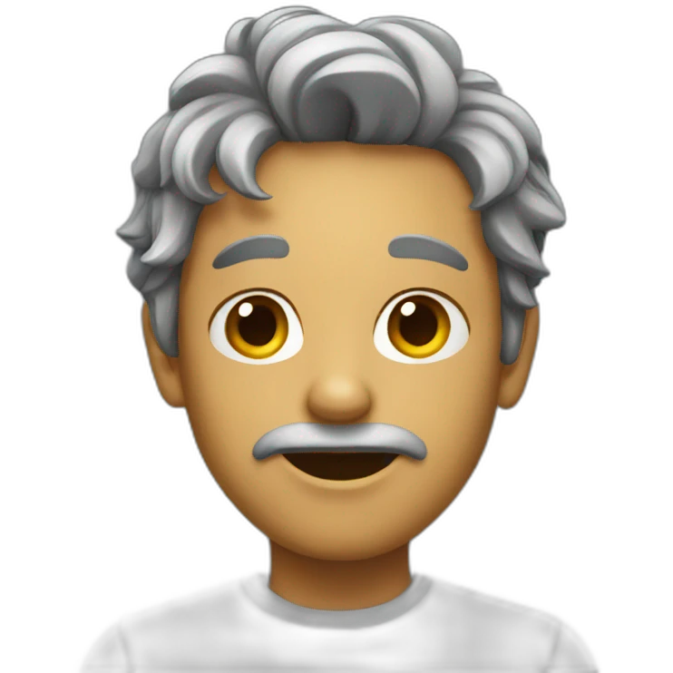 Chat gris emoji