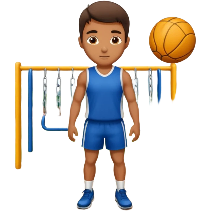 sportsman in the playground emoji