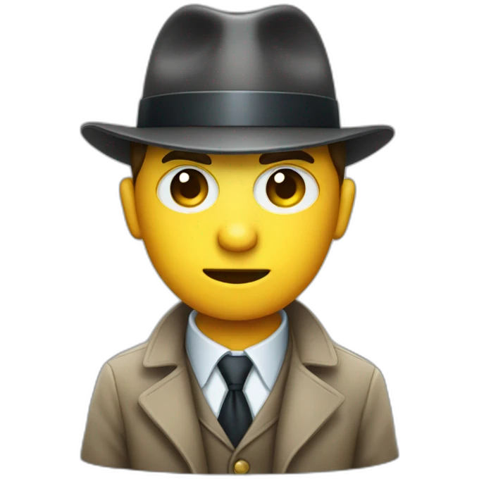 detective with head and monocle emoji