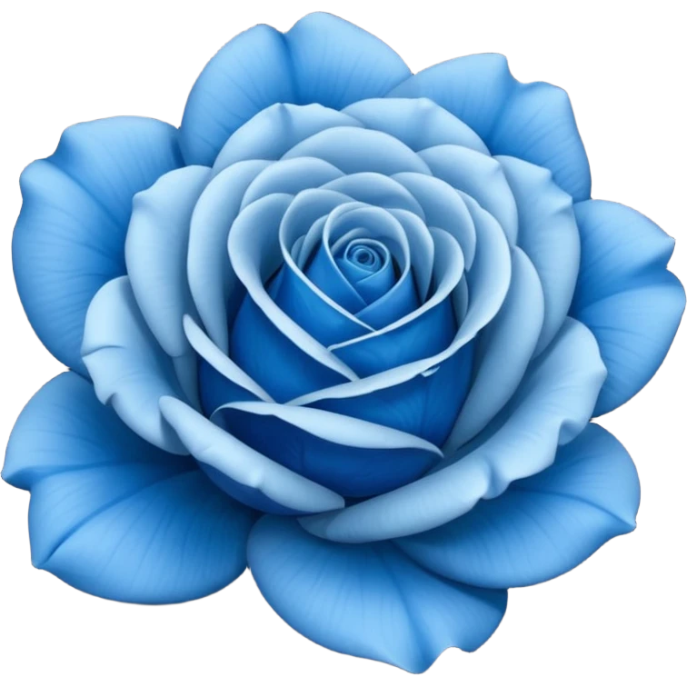 blue rose emoji