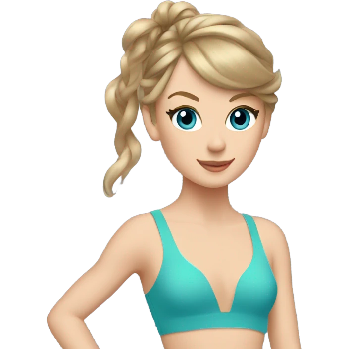 Taylor Swift doing gymnastics  emoji