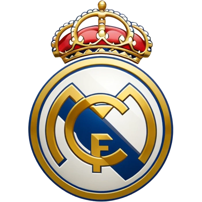 I want an emoji of real madrid logo of football and it should look realistic emoji