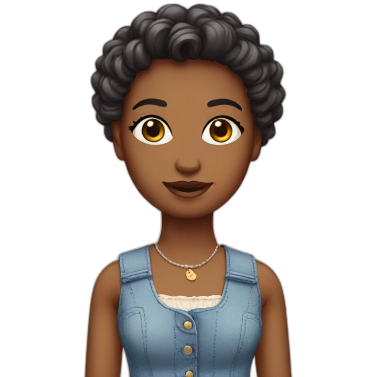 A LADDY DOLL emoji