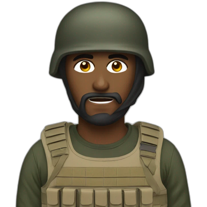 isis soldier drooling emoji