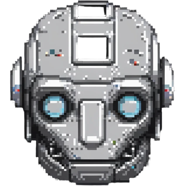 robot head emoji