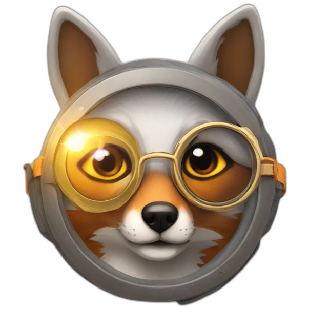 Renard lunette soleil emoji
