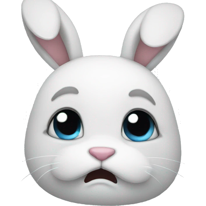 crying bunny emoji
