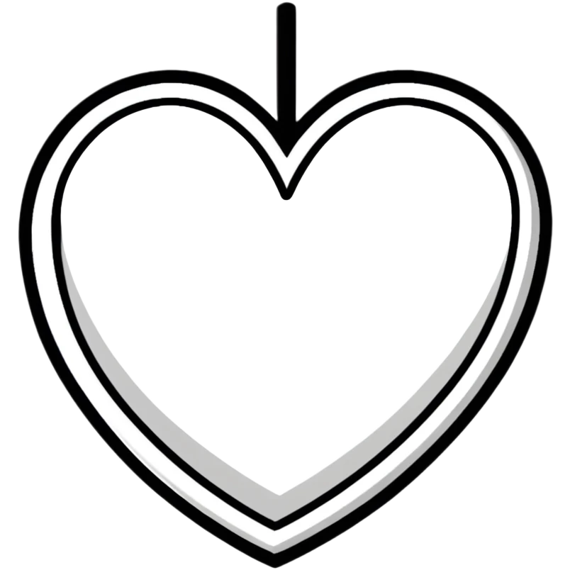 black and white checkered heart emoji