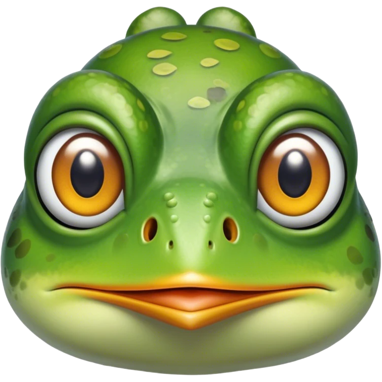 vogelbabyjunges mit froschaugen emoji