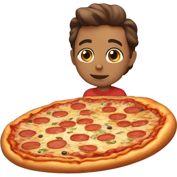 comendo pizza emoji