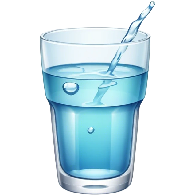 Glass of water emoji