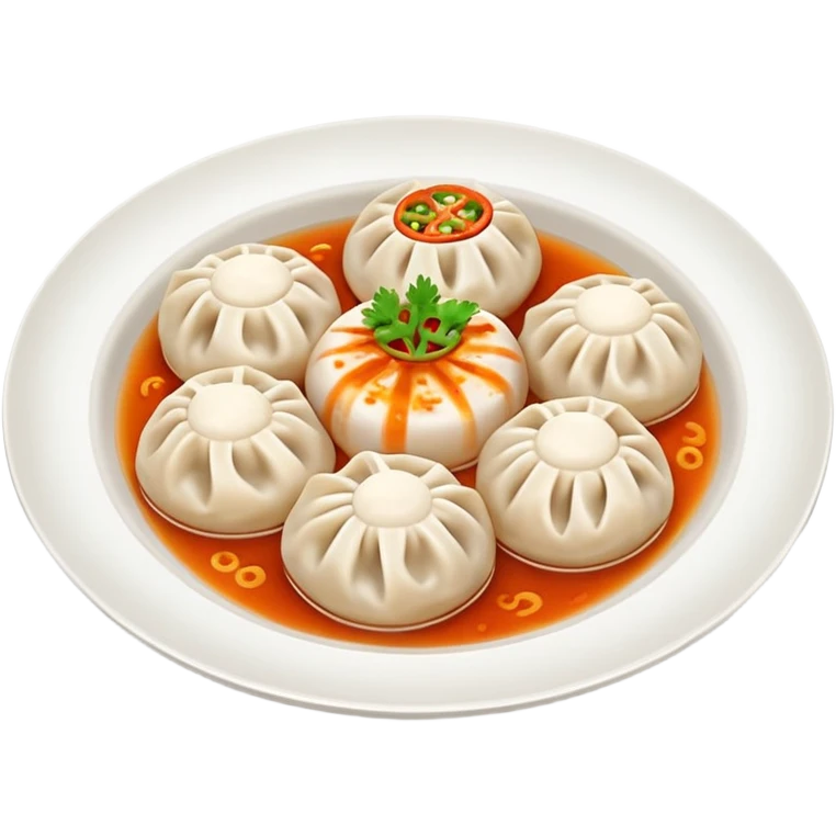 momos in plate  emoji