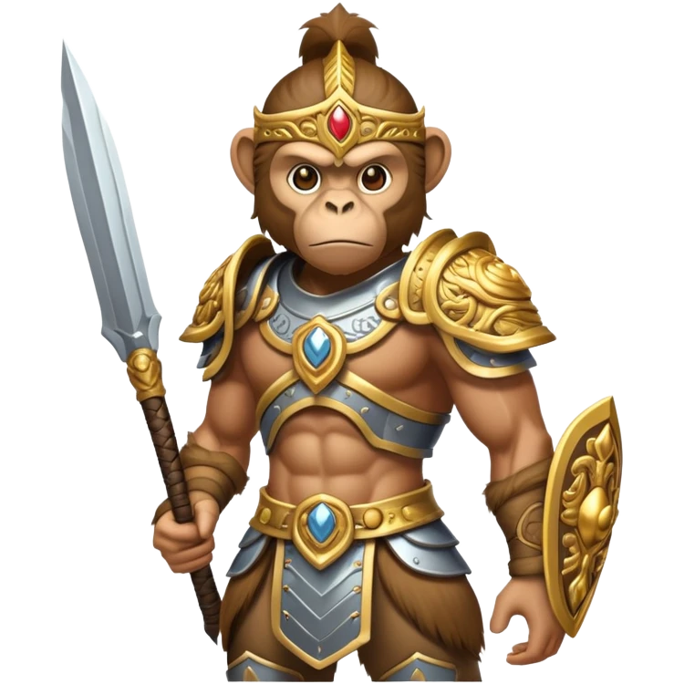 The Monkey Warrior  emoji