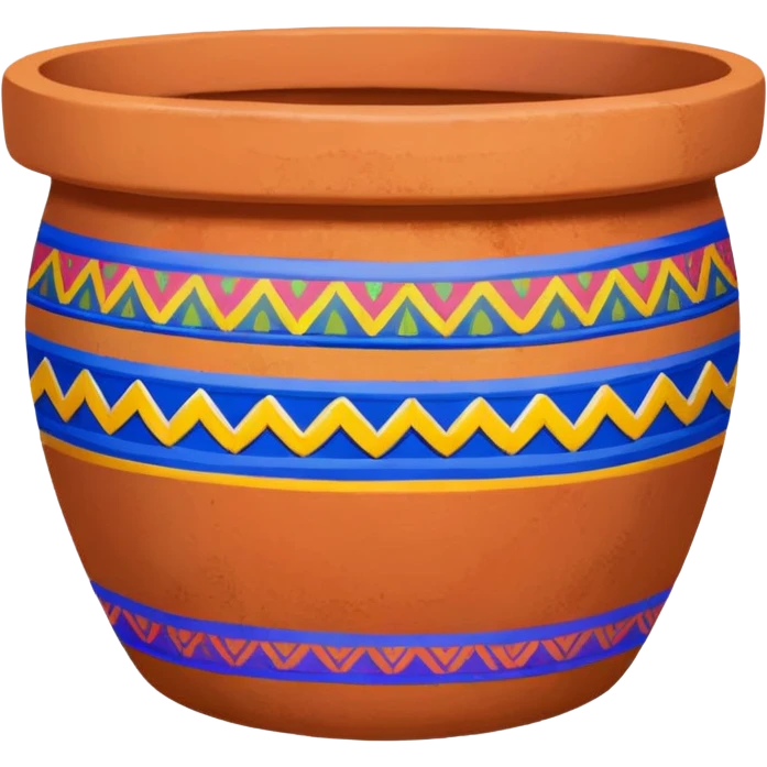 Painted Clay Pot emoji