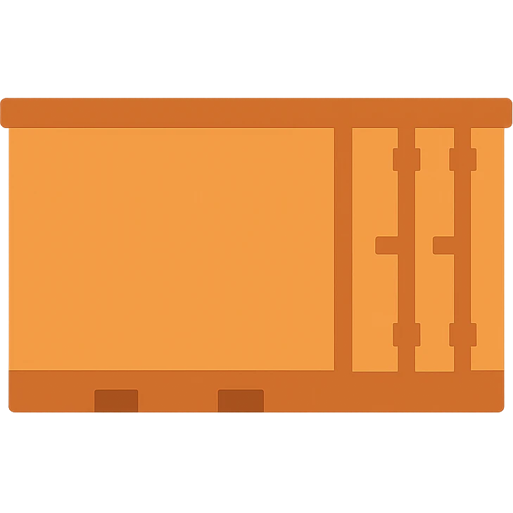 shipping container emoji