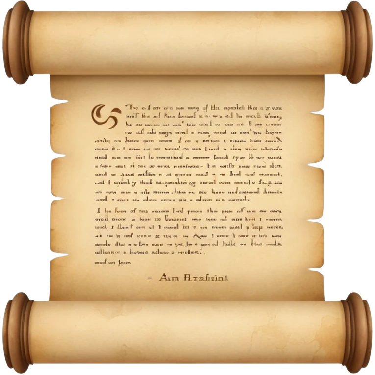 Scroll with quote
 emoji