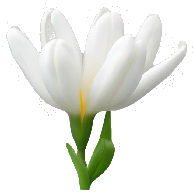 white tulpis emoji