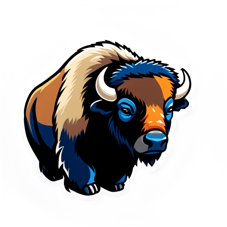 Sad buffalo emoji