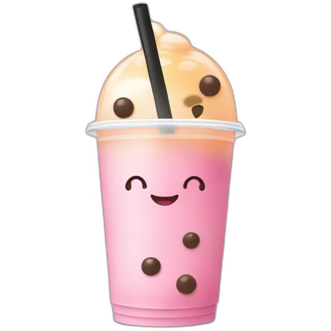 cute bubble tea emoji