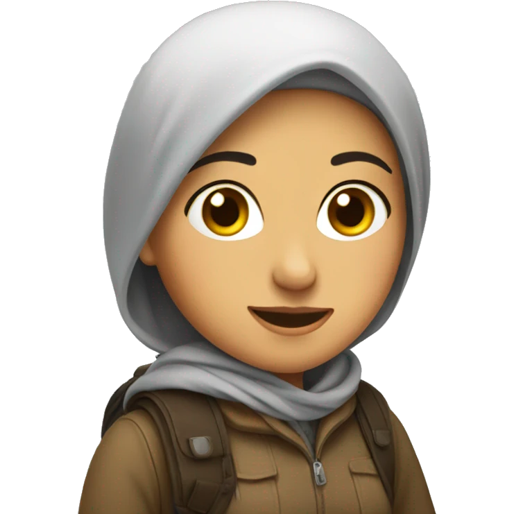 Turkish girl travelled emoji
