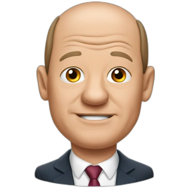 pain olaf scholz emoji
