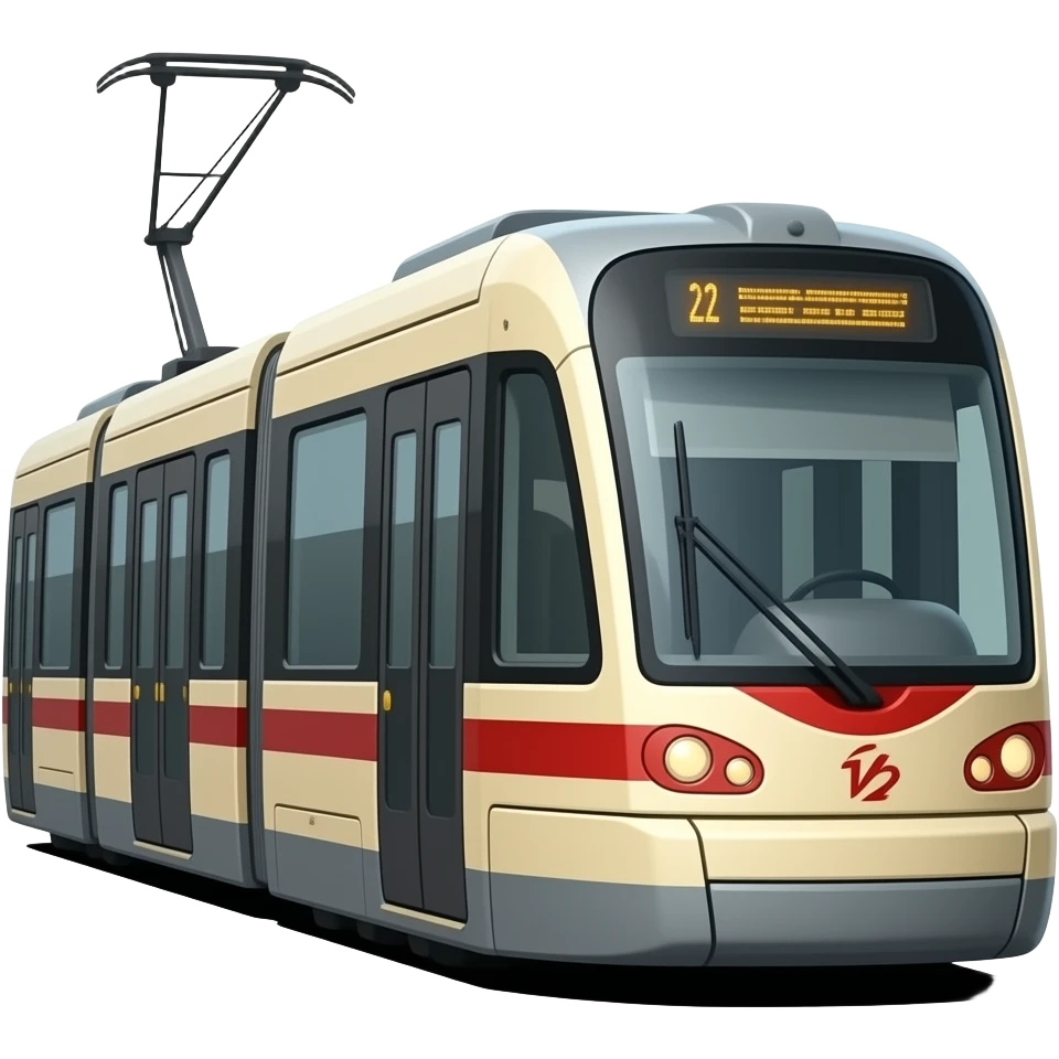 wide TRAM emoji