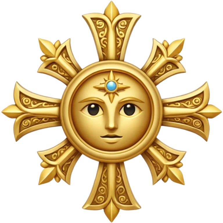 sun cross templar emoji