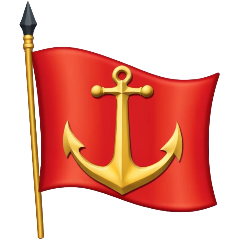 Create a flag with red on the sides like the Trinidad flag with black in middle. Add a gold 🔱 in the middle where the black is emoji