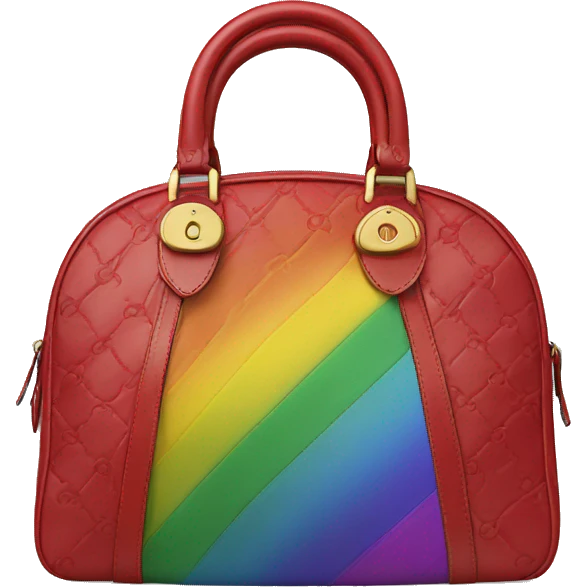 Rainbow Gucci bag  emoji