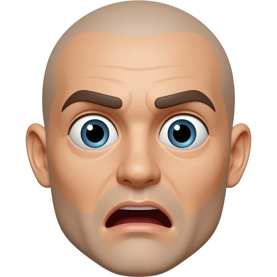 Crea un Emoji  come questa 😳 ma con gli occhi più grandi emoji