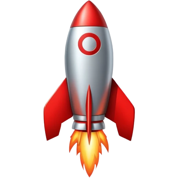 rocket emoji with a red X cross overlay emoji