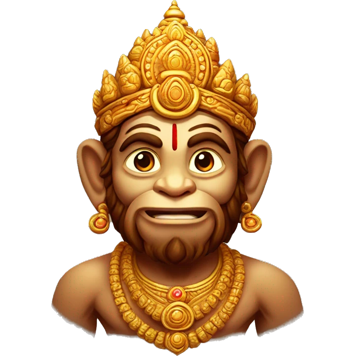 lord hanuman gadha emoji