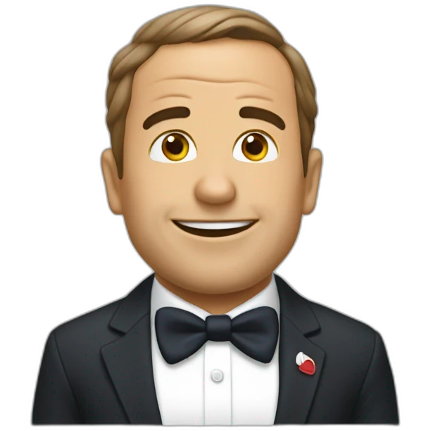 Caca qui fait in bisous à macron emoji