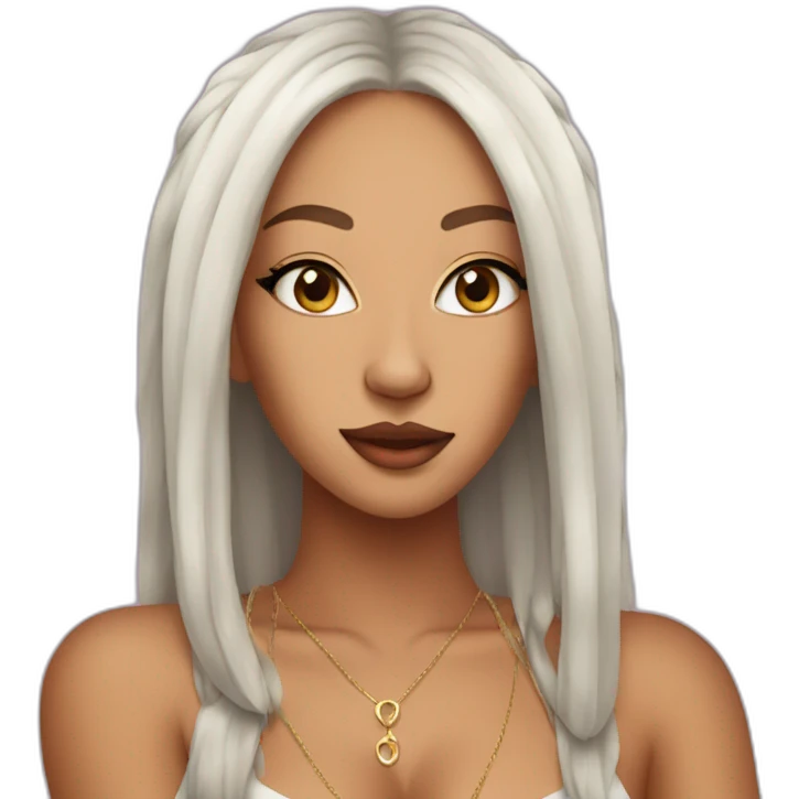 Doja cat, female hip hop Artist emoji