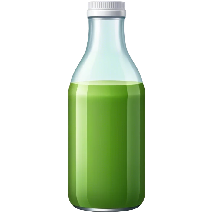 Bottled green juice emoji