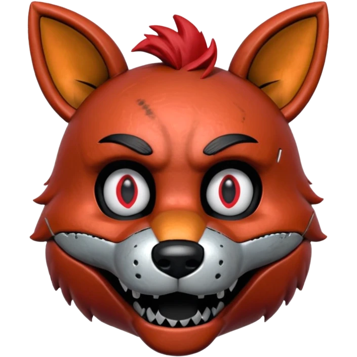 The head of Foxy of five nights at Freddy emoji