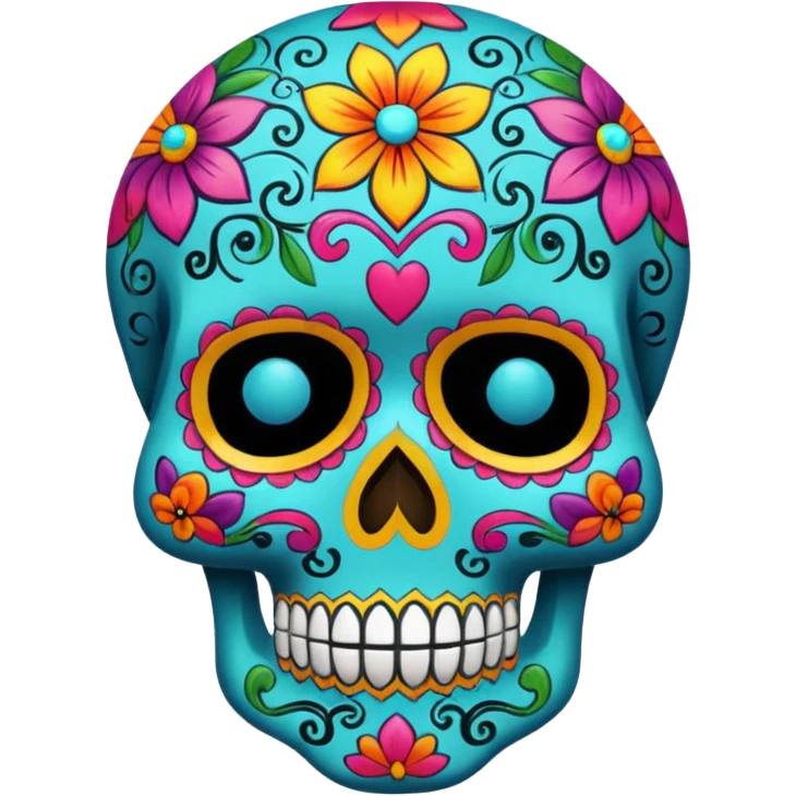 Sugar skull emoji
