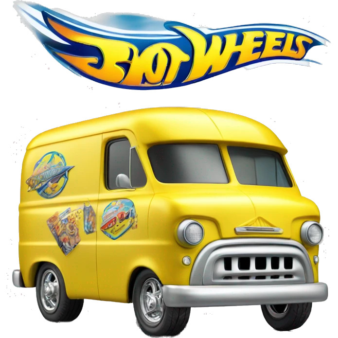 Hot wheels Premium SpongeBob 1950 Chevy step van  emoji