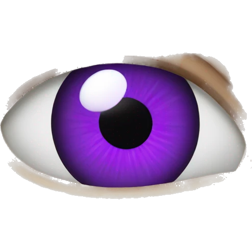 Purple eye  emoji