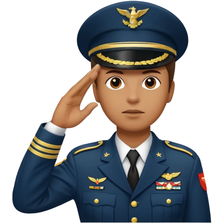 military salute emoji