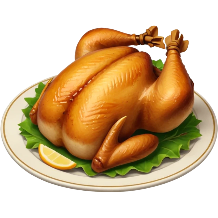 meal with chicken emoji