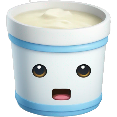 curd in water pot emoji