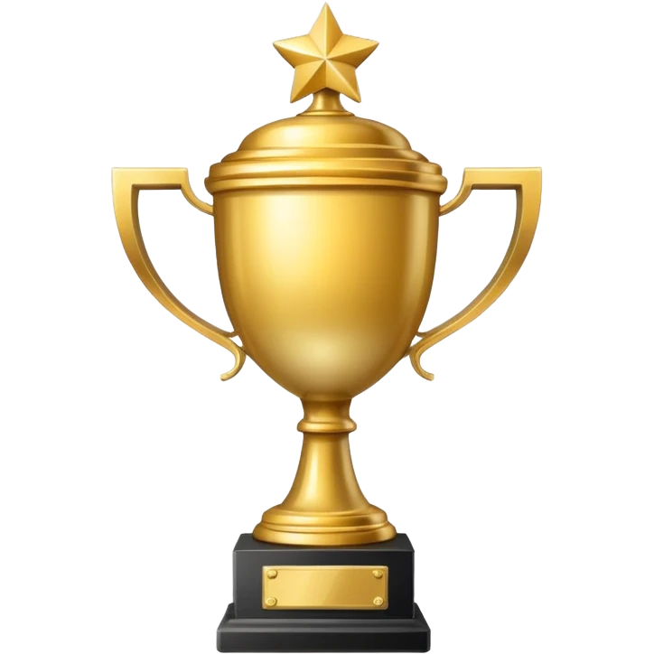 glitter white first place emoji