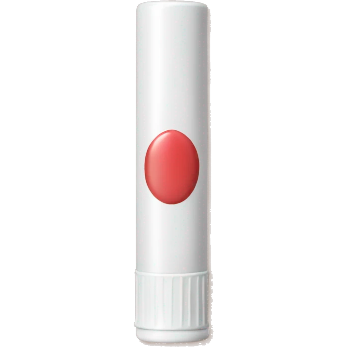 lip balm with label emoji
