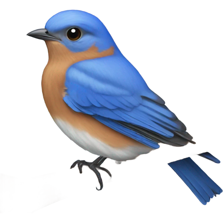 Eastern bluebird emoji