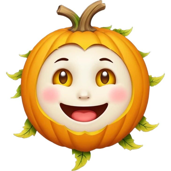 fall ecstatic emoticon artsy white backgroudn slightly creepy emoji