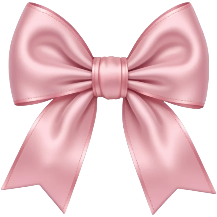 Uilight pink bow on light pink bow emoji